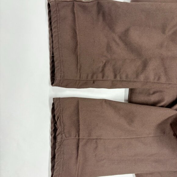 Lee Side Elastic Brown Womens Size 10 Short Relaxed Fit Comfort Waist pants - Picture 10 of 10
